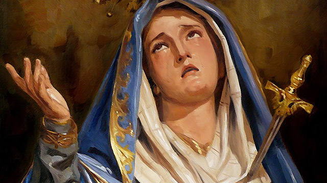 Maria, mártir na alma - Memória de Nossa Senhora das Dores